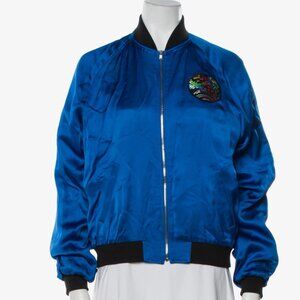 Saint laurent satin bomber